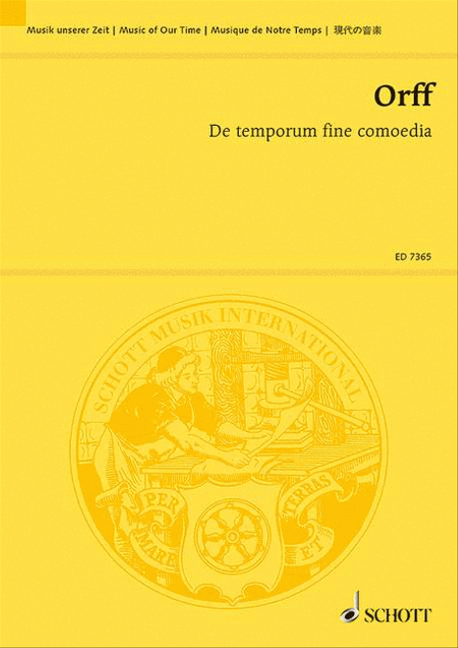 De temporum fine comoedia Choir scores gallery preview page 1