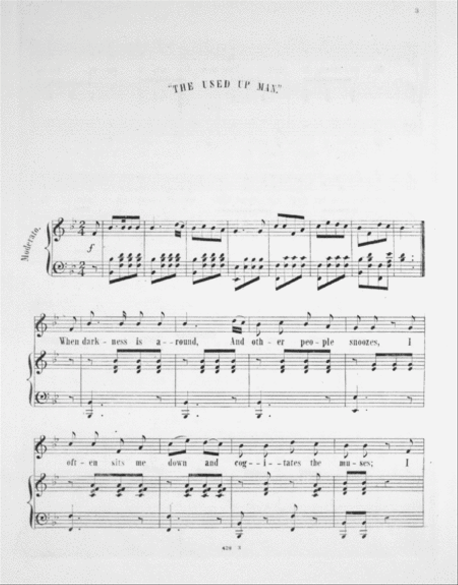 The Used Up Man Voice scores gallery preview page 2