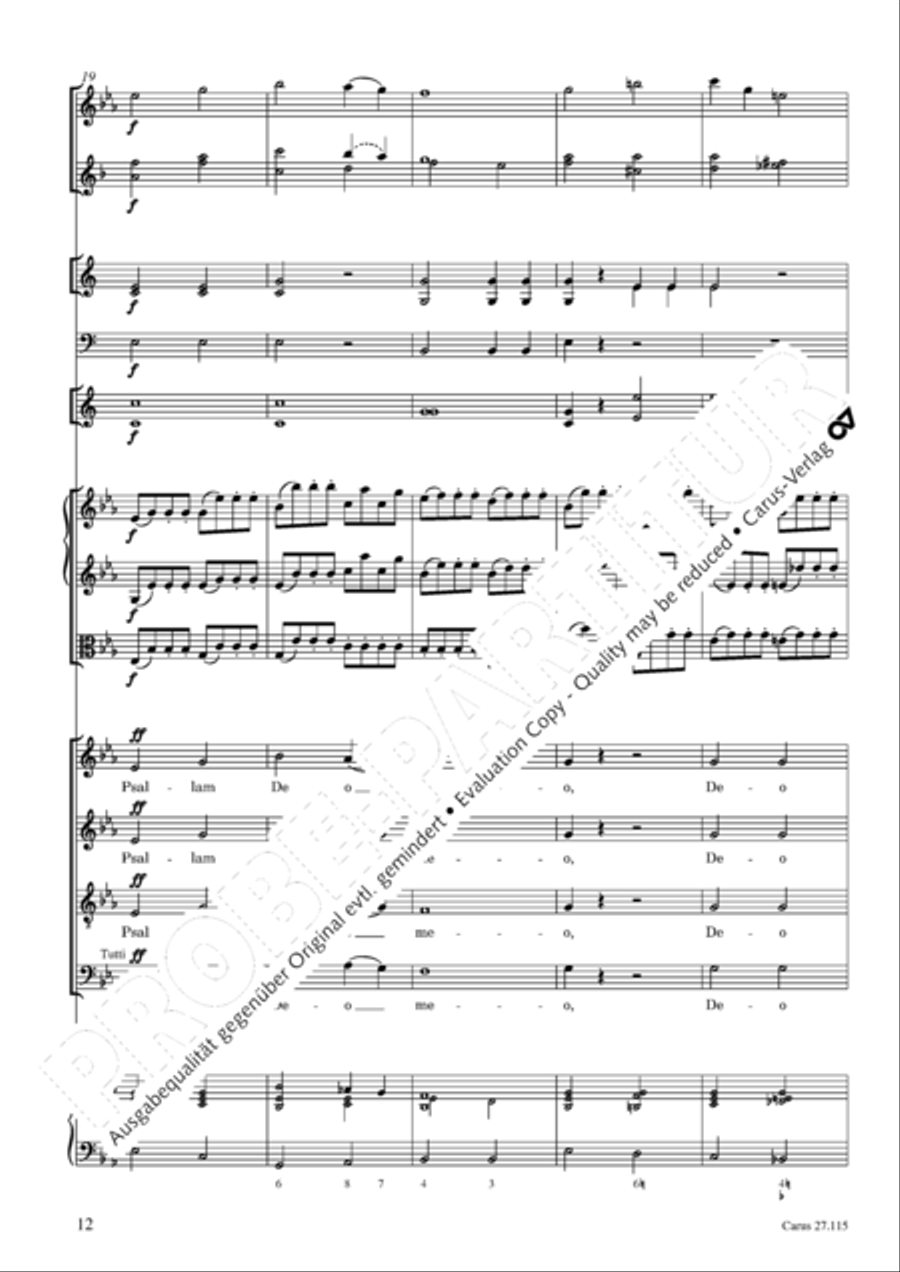 Exaudi, Domine 4-Part scores gallery preview page 13