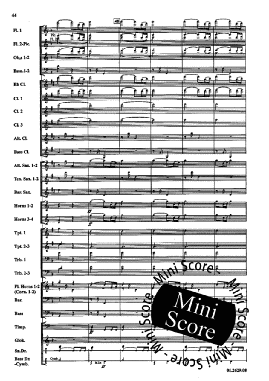 Musica Para Banda Concert Band scores gallery preview page 48