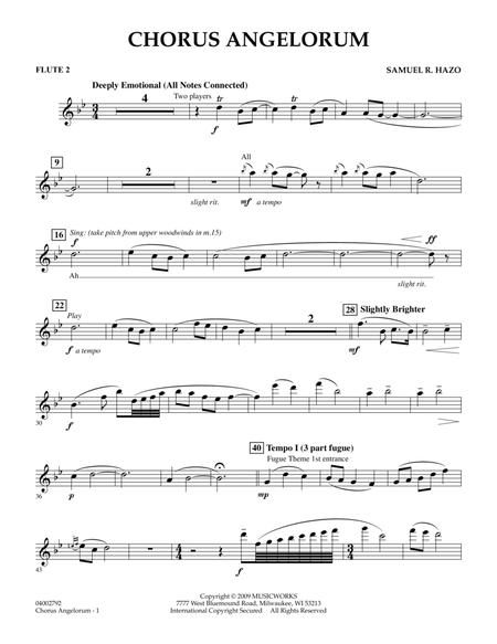 Chorus Angelorum - Flute 2