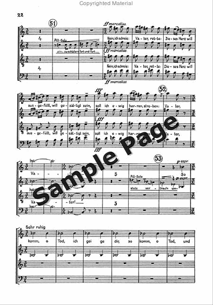 Cantata 2 Alto/chor/2 Pianos 4-Part scores gallery preview page 23