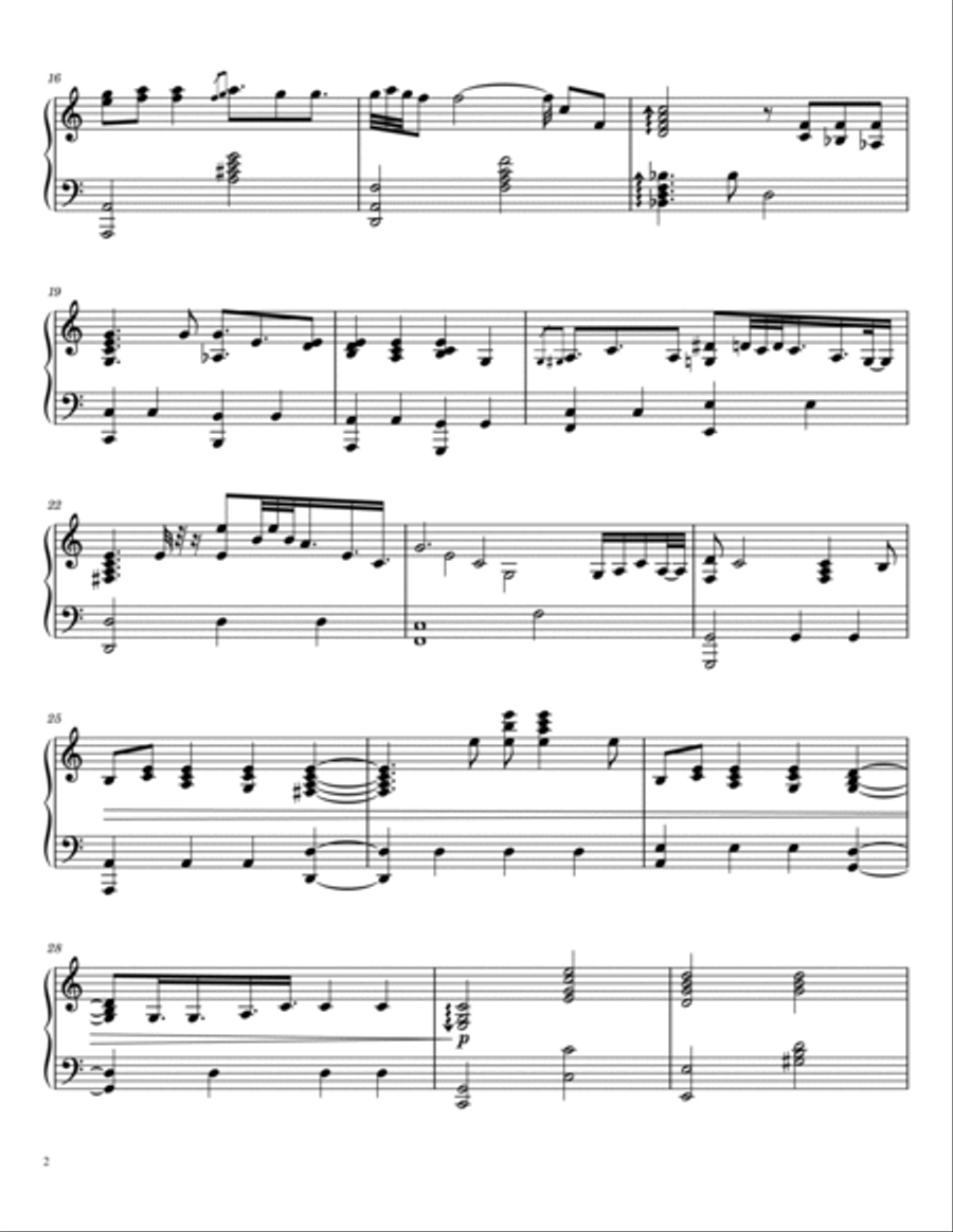 New York State Of Mind New York State Of Mind Piano Solo scores gallery preview page 2
