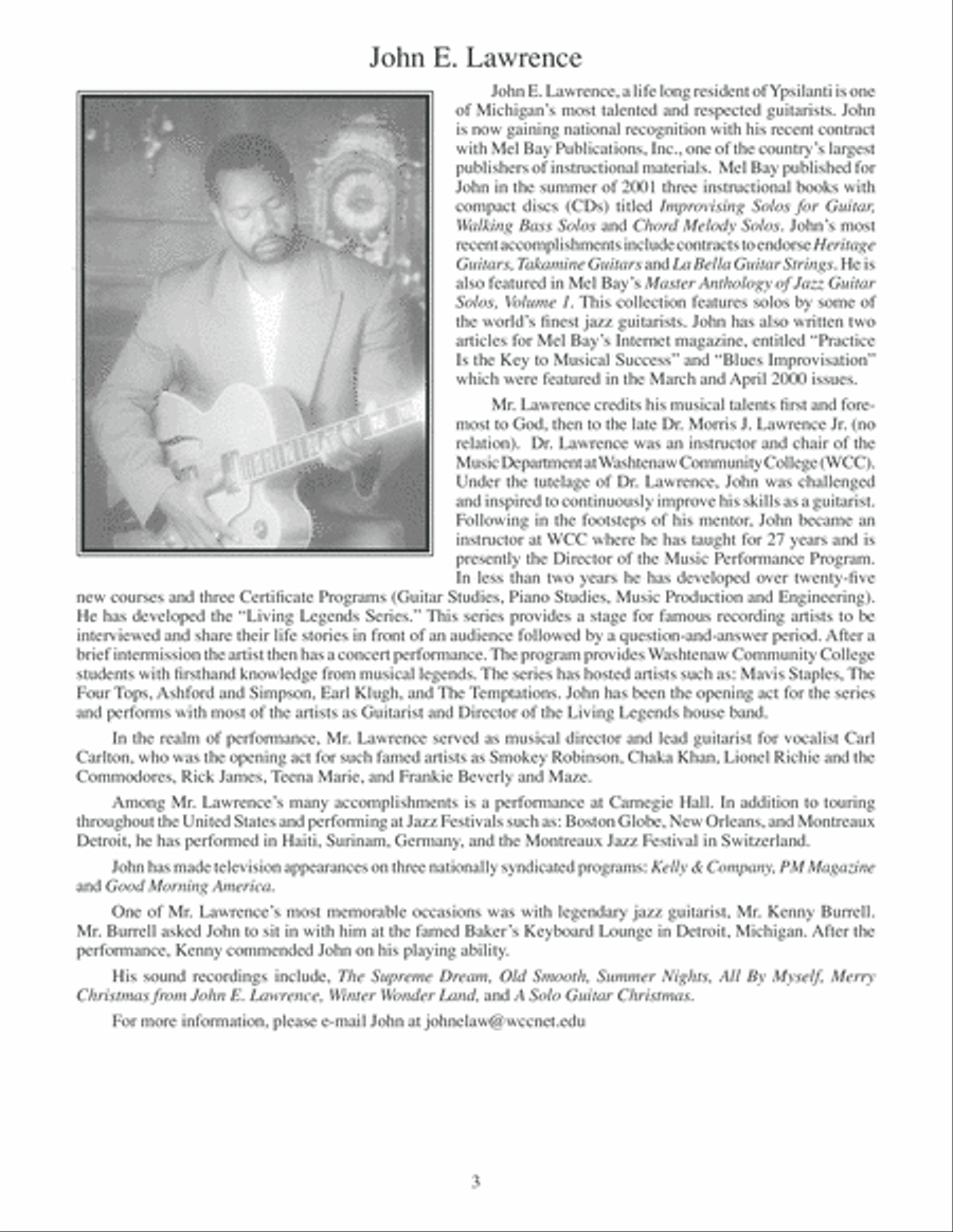 Walking Bass Solos [for Guitar] Electric Guitar scores gallery preview page 4