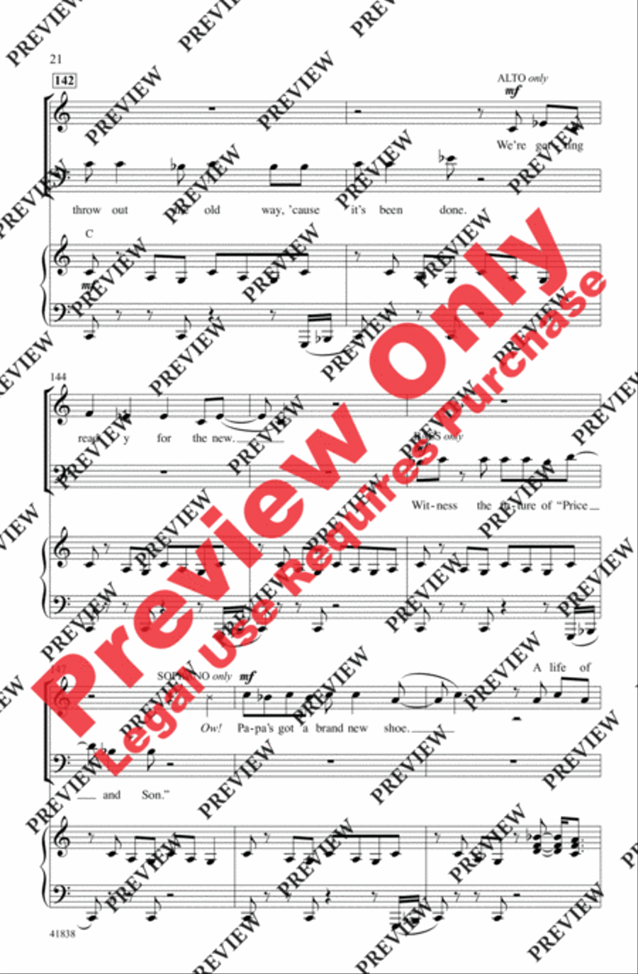 Kinky Boots - SoundTrax CD (CD only) Choir scores gallery preview page 20
