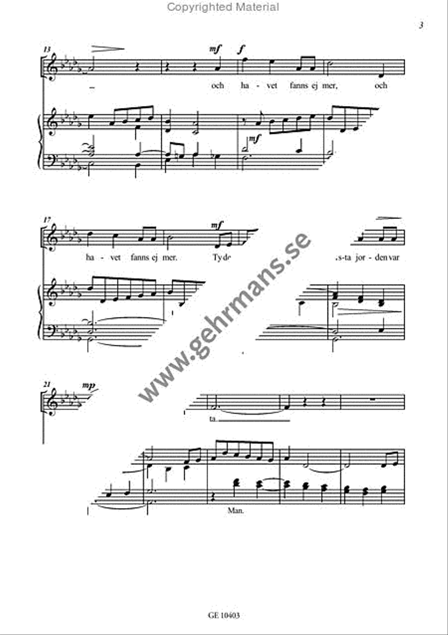 Och jag sag en ny himmel Och jag sag en ny himmel 4-Part scores gallery preview page 3