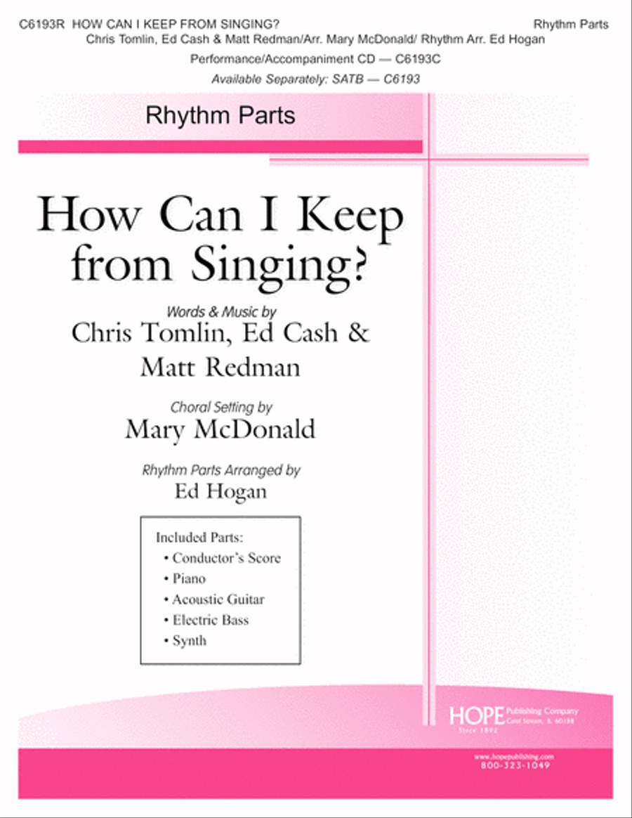How Can I Keep From Singing? Choir scores gallery preview page 1