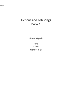 Fictions and folksongs Book 1