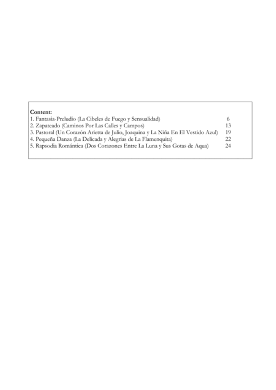 Suite Romántica Classical Guitar scores gallery preview page 4