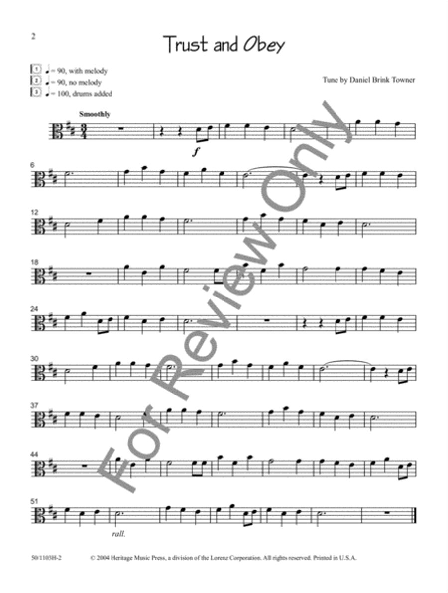 Sacred Solos for the Young Musician: Viola