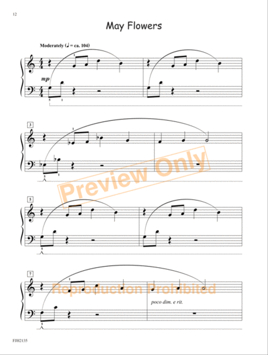 Year 'Round Fun, Book 2 (NFMC) Easy Piano scores gallery preview page 4