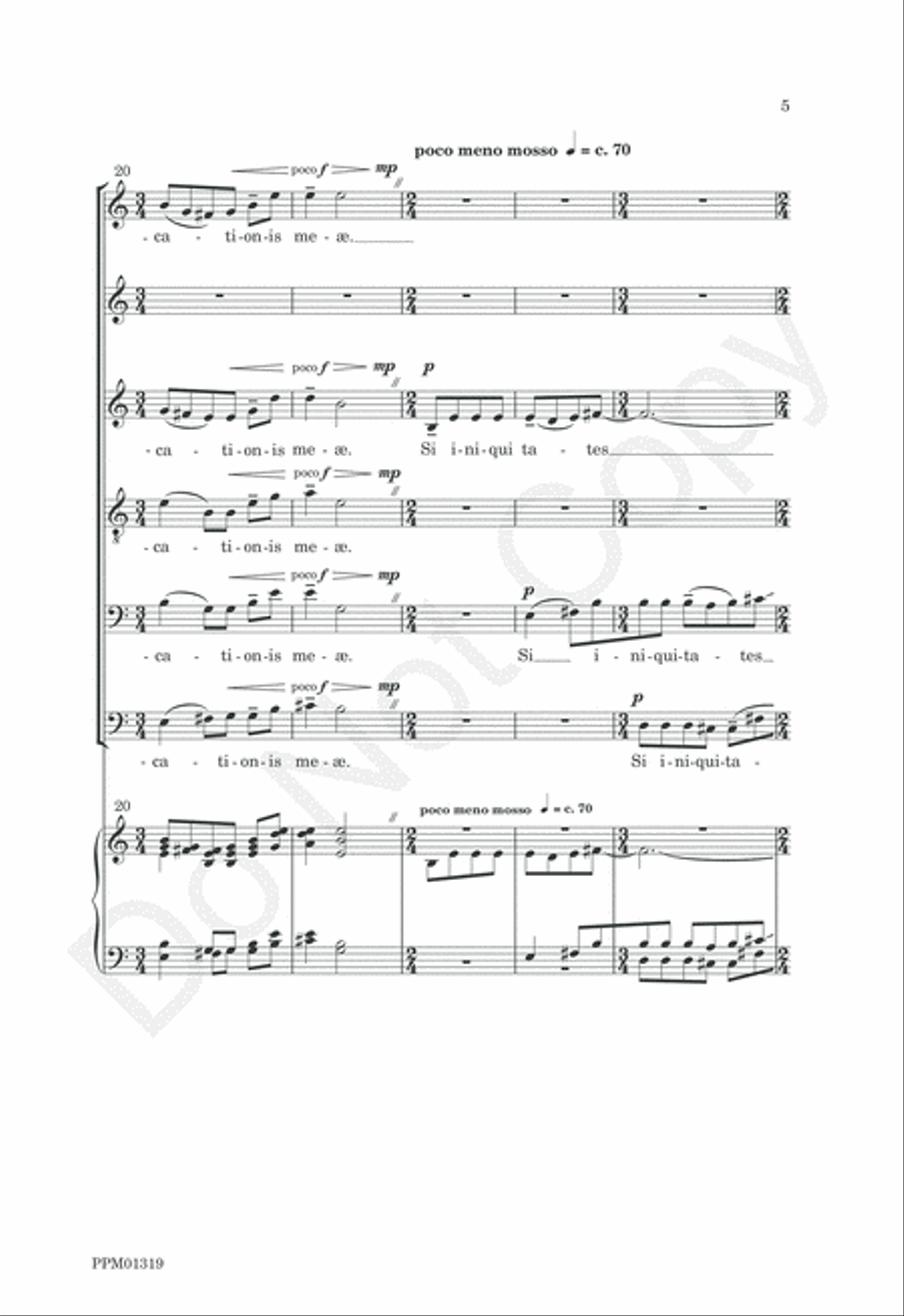 De Profundis A Cappella scores gallery preview page 8