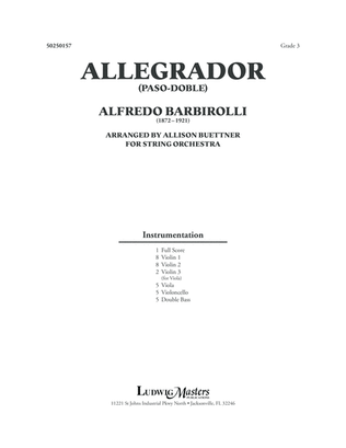 Book cover for Allegrador (Paso-doble)