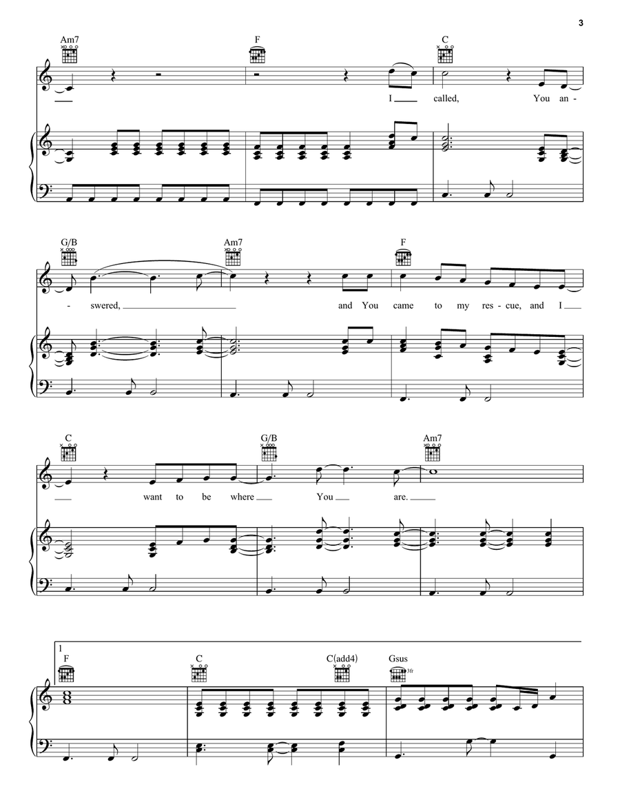 Came To My Rescue Acoustic Guitar scores gallery preview page 3