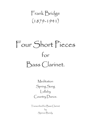 Four Short Pieces for Bass Clarinet