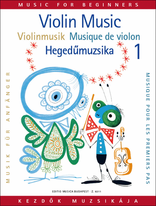 Book cover for Violin Music for Beginners 1