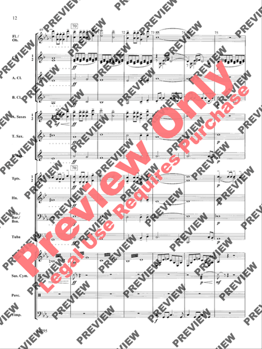Stormchasers Concert Band scores gallery preview page 13
