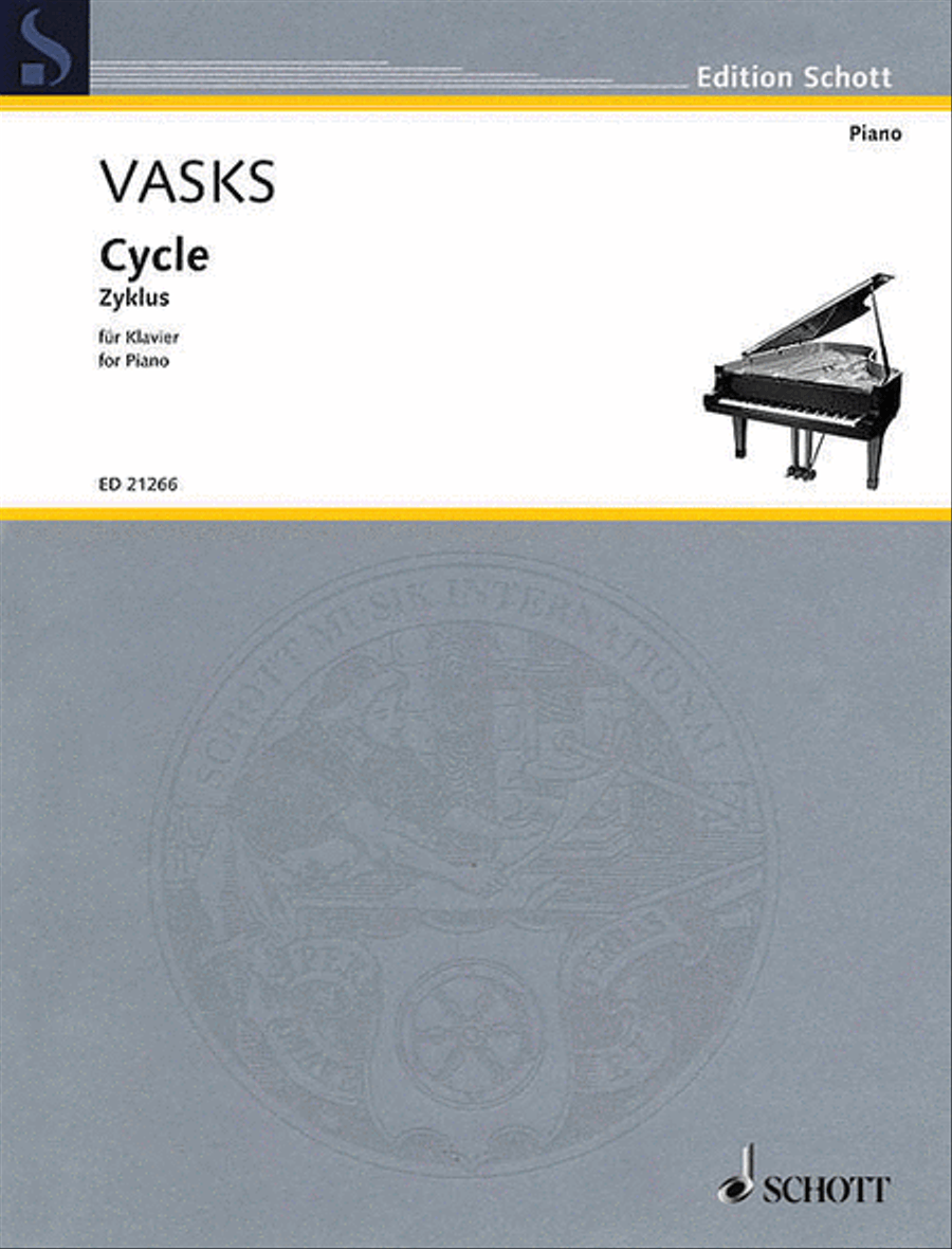 Cycle Piano Solo scores gallery preview page 1