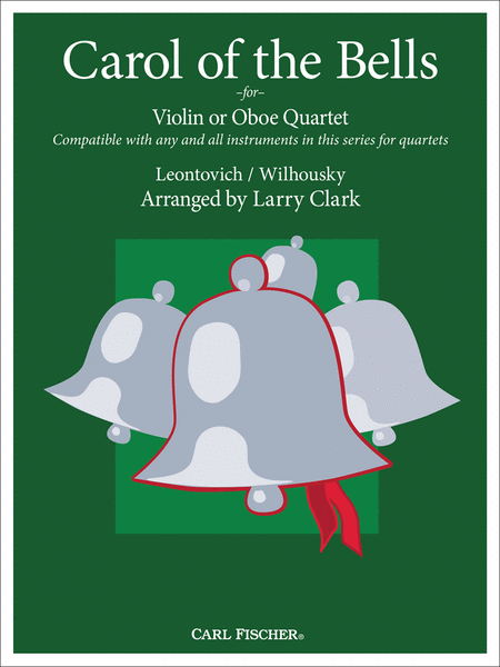 Carol of the Bells for Violin or Oboe Quartet