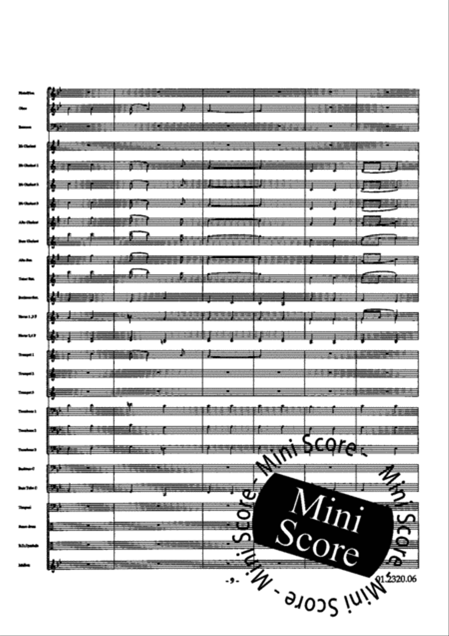 V for Victory Fanfare Band scores gallery preview page 14