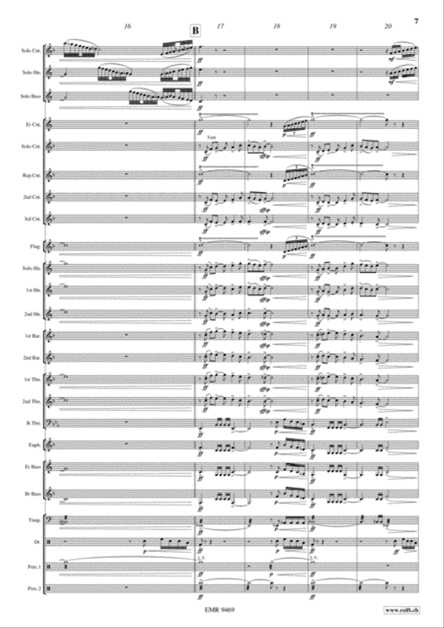 Three Stars In The Sky Brass Trio scores gallery preview page 7