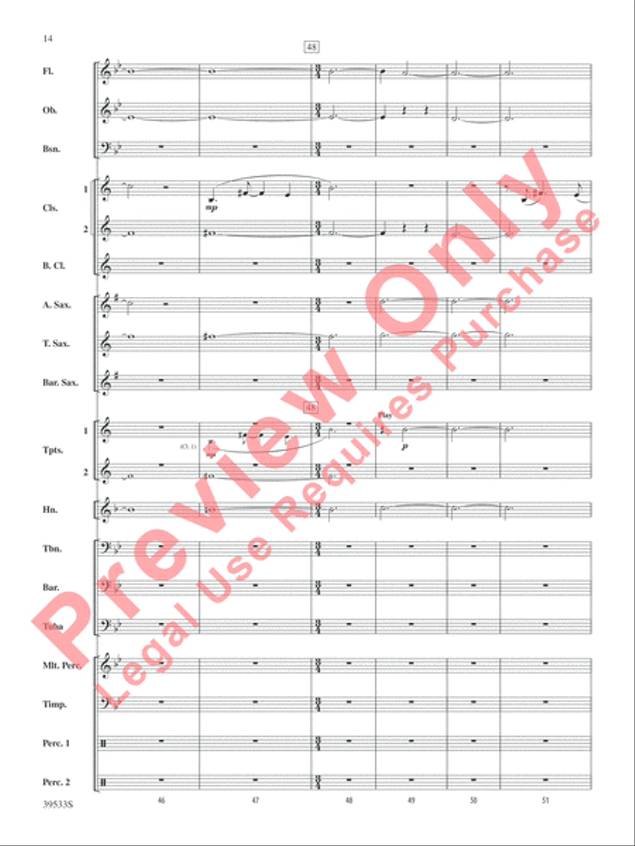 Dark Shadows (from the Original Motion Picture Soundtrack) Concert Band scores gallery preview page 15