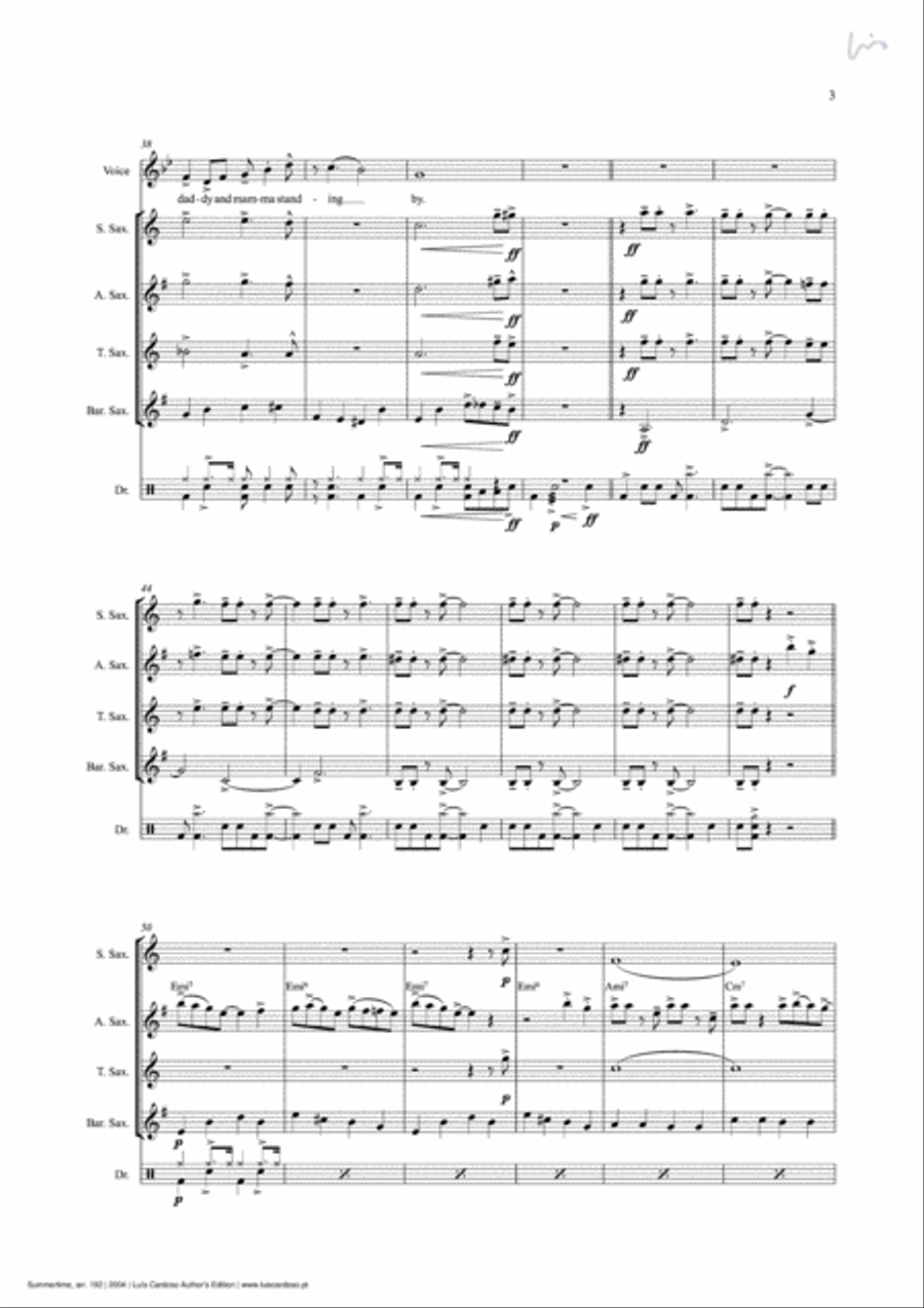 Summertime Summertime Small Ensemble scores gallery preview page 5