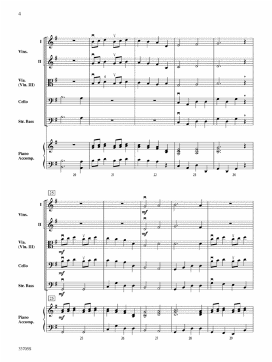 Rigaudon Rigaudon String Orchestra scores gallery preview page 4