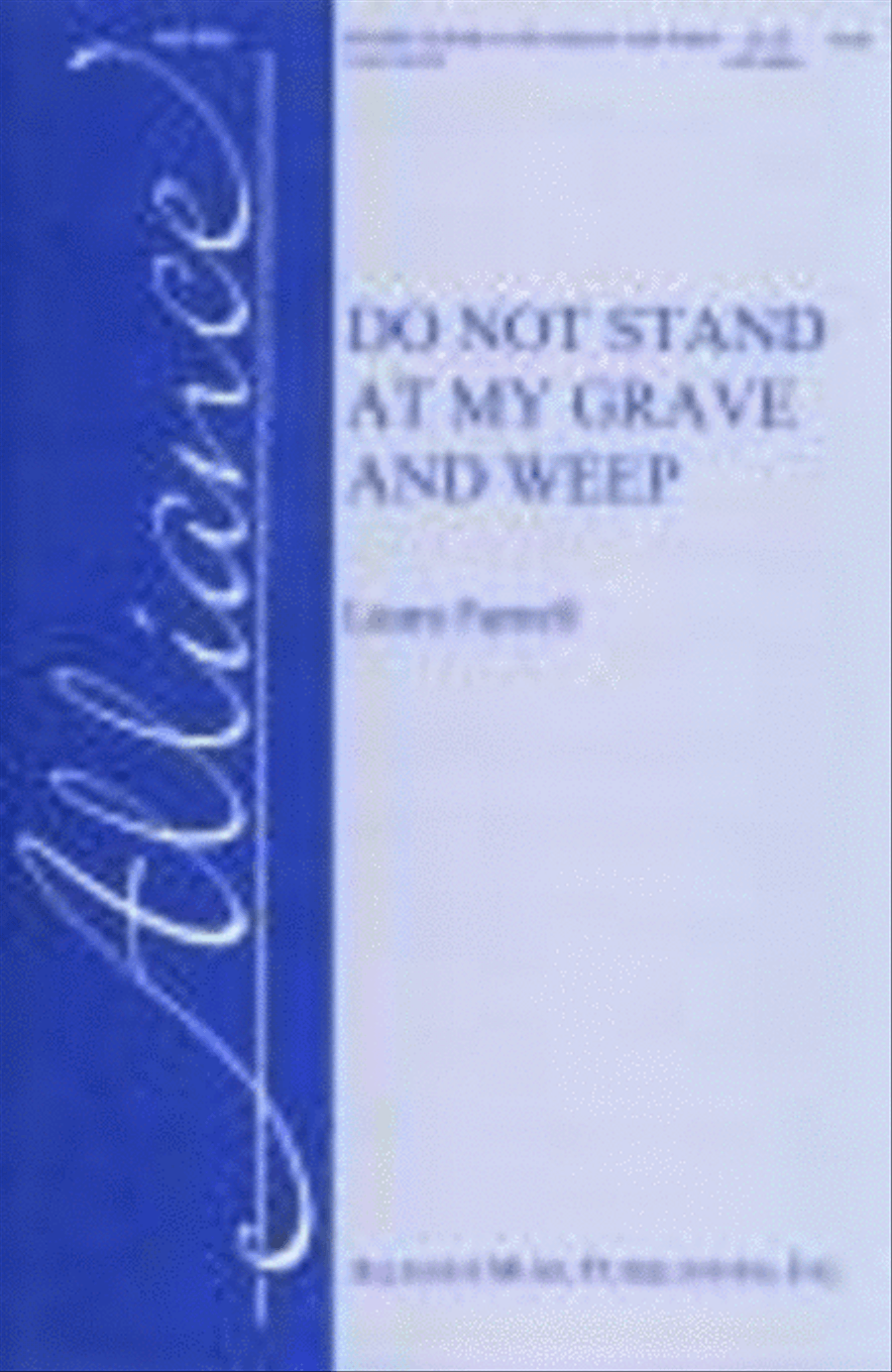 Do Not Stand at My Grave and Weep image number null