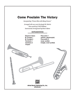Book cover for Come, Proclaim the Victory