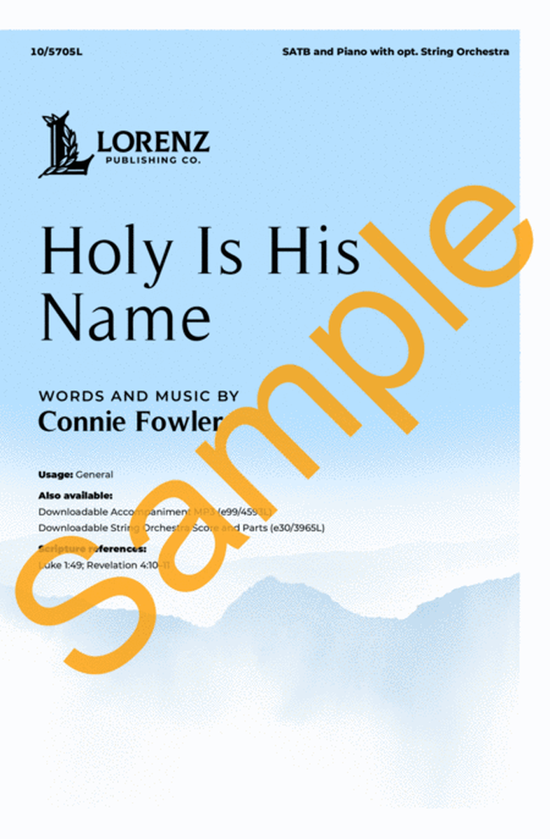 Holy Is His Name image number null