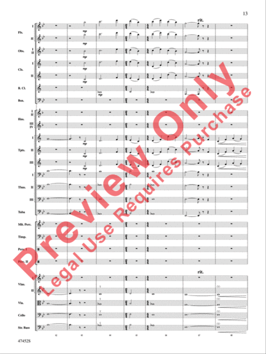 Fantastic Beasts: The Crimes of Grindelwald Full Orchestra scores gallery preview page 14