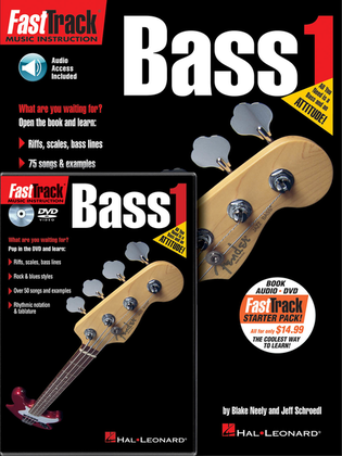 Book cover for FastTrack Bass Method Starter Pack