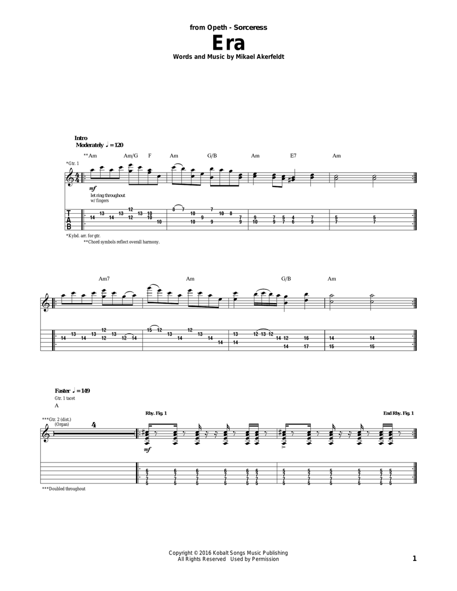 Era Acoustic Guitar scores gallery preview page 1
