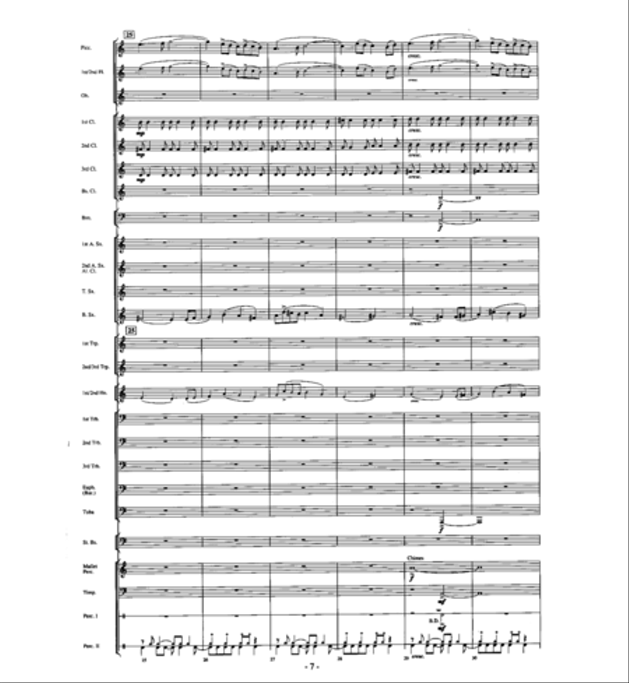 Agua's Whelm Agua's Whelm Concert Band scores gallery preview page 6