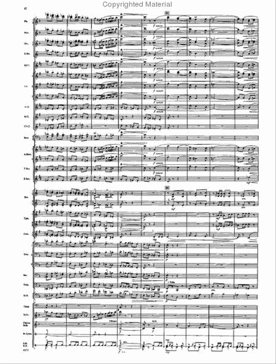 Fourth Suite for Band Concert Band scores gallery preview page 40