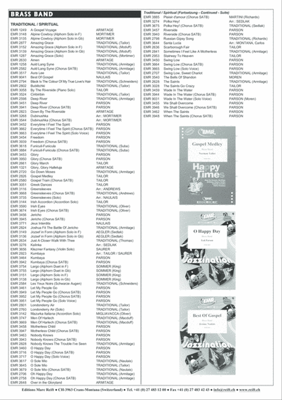 Westminster March Brass Band scores gallery preview page 10