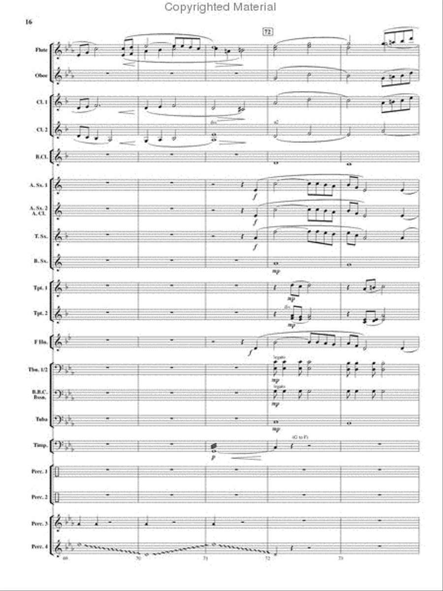 Tempest Rising Concert Band scores gallery preview page 15