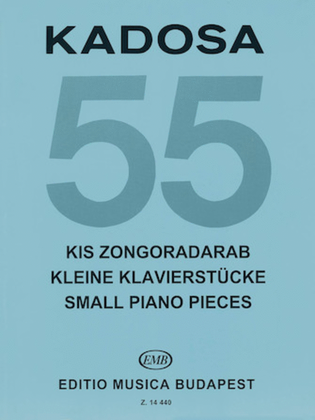 Book cover for 55 Small Piano Pieces