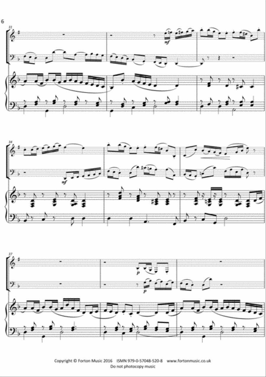 Cameos Bassoon scores gallery preview page 6