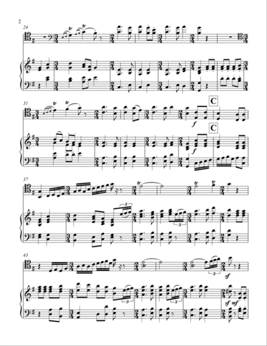 Christmas Carol from 8 Russian Folksongs Piano scores gallery preview page 2