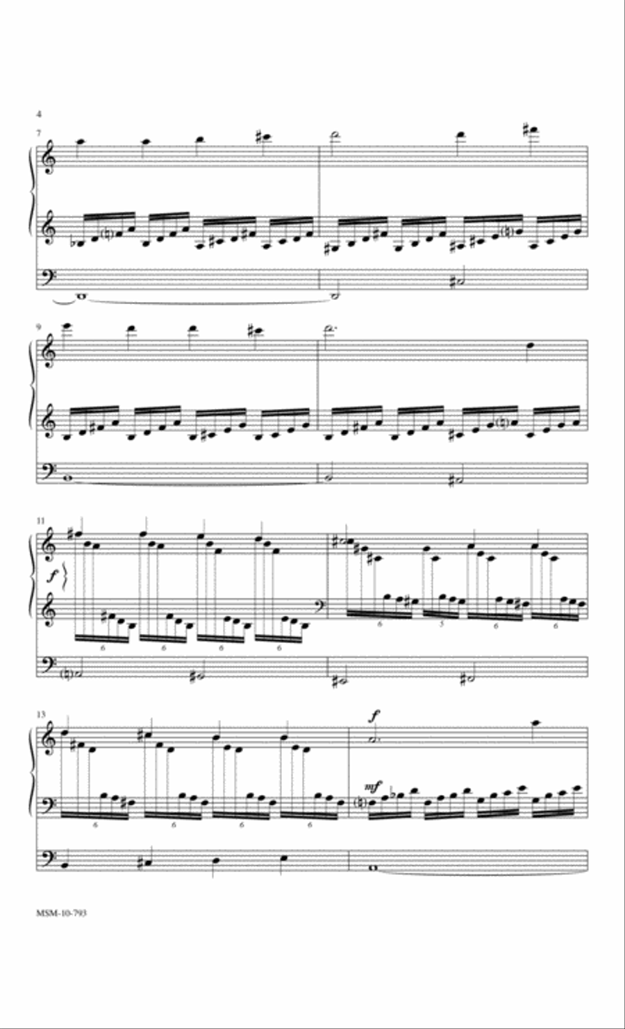 Fantasy for Organ Fantasy for Organ Organ Solo scores gallery preview page 3