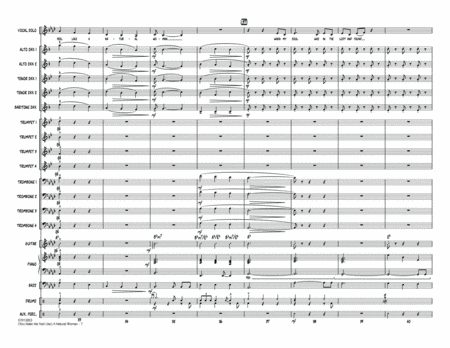 (You Make Me Feel Like) A Natural Woman (arr. Paul Murtha) - Conductor Score (Full Score)