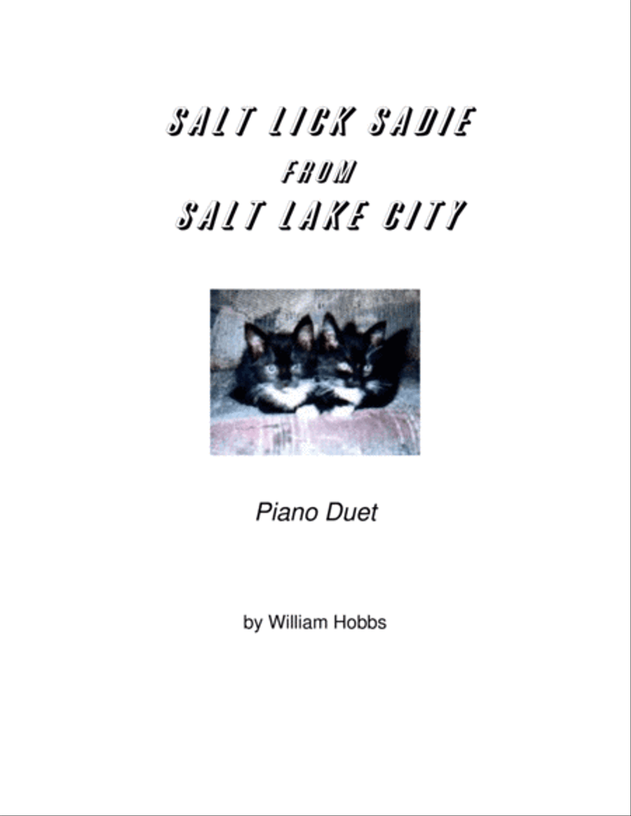 Salt Lick Sadie from Salt Lake City Piano scores gallery preview page 1