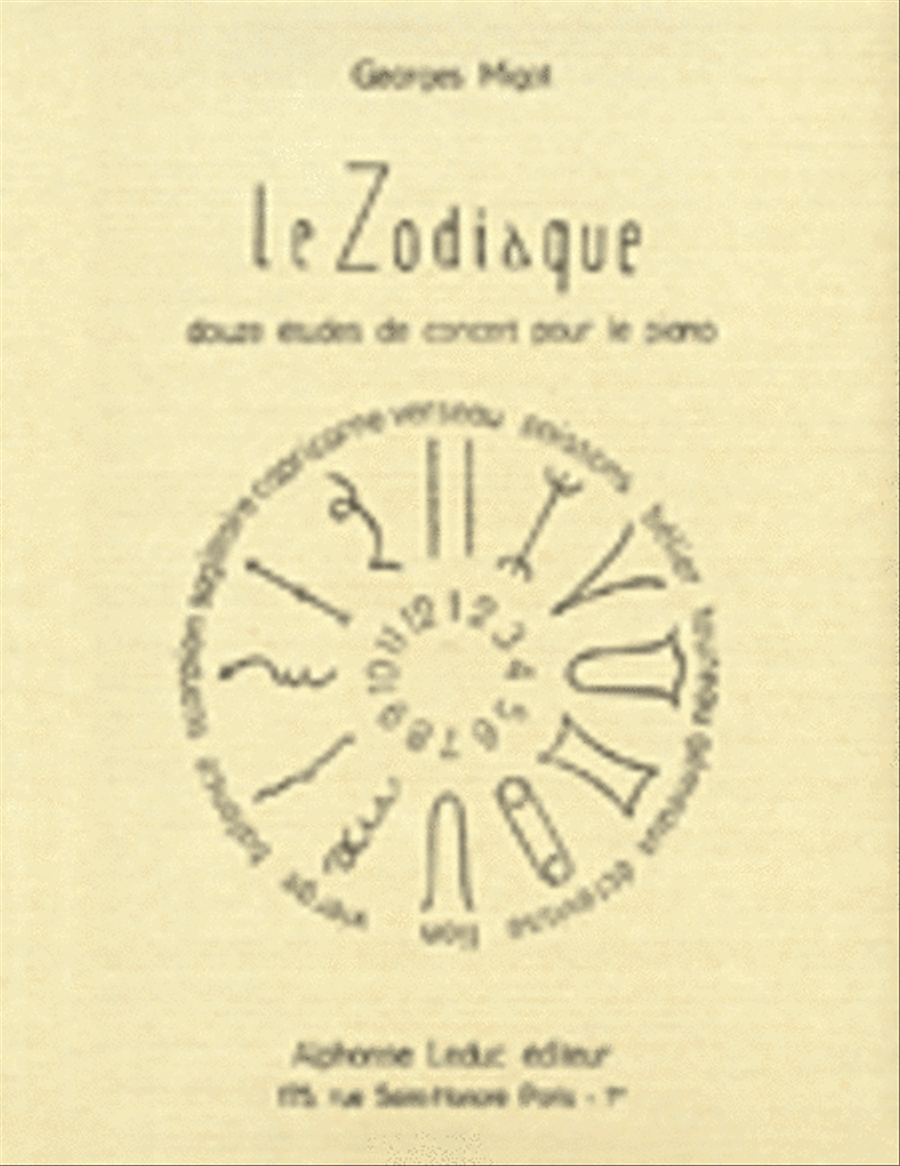 Le Zodiaque Piano Solo scores gallery preview page 1