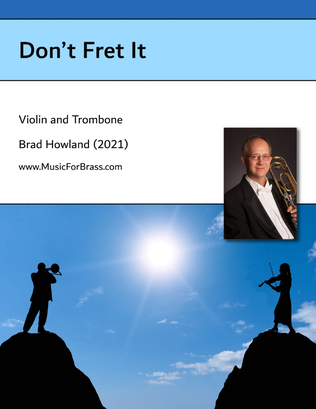 Book cover for Don't Fret It for Violin and Trombone