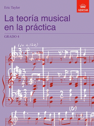 Book cover for La teoria musical en la practica Grado 4