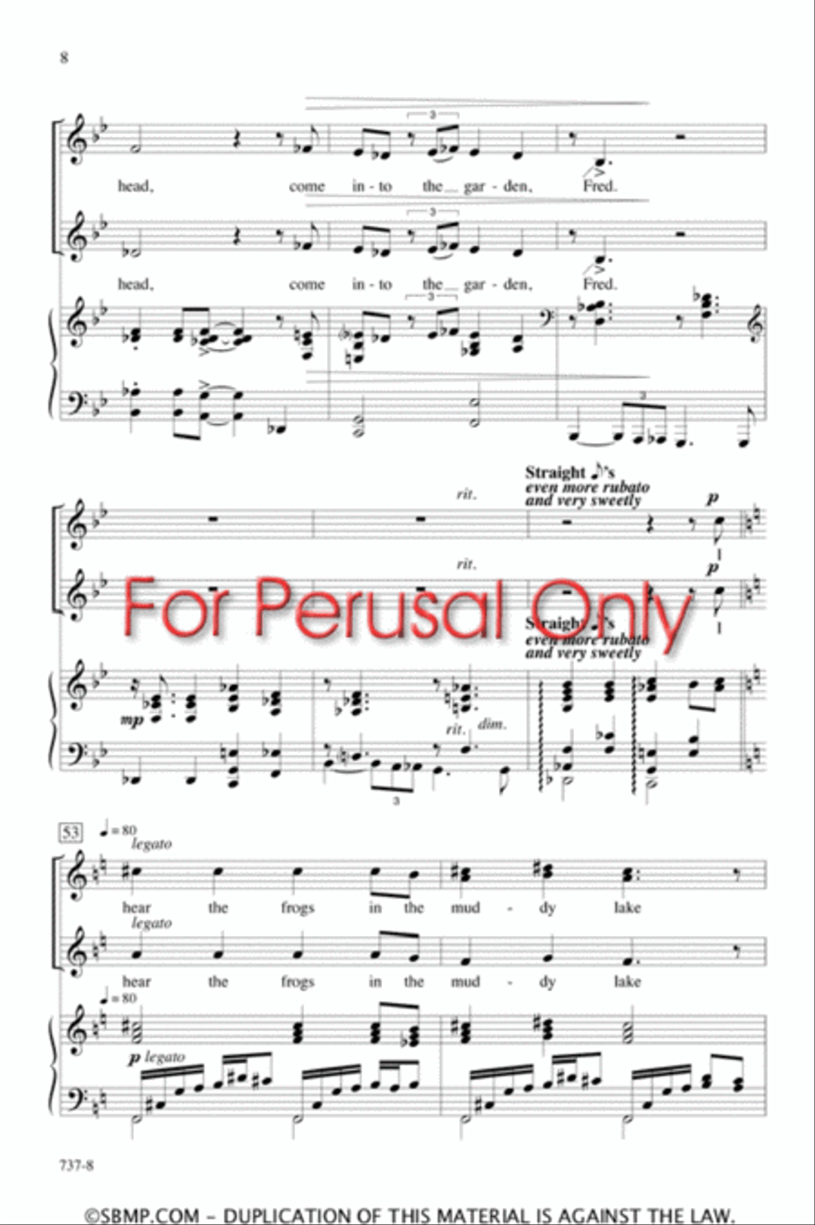 Alley Cat Love Song - SSA Octavo SSA scores gallery preview page 7