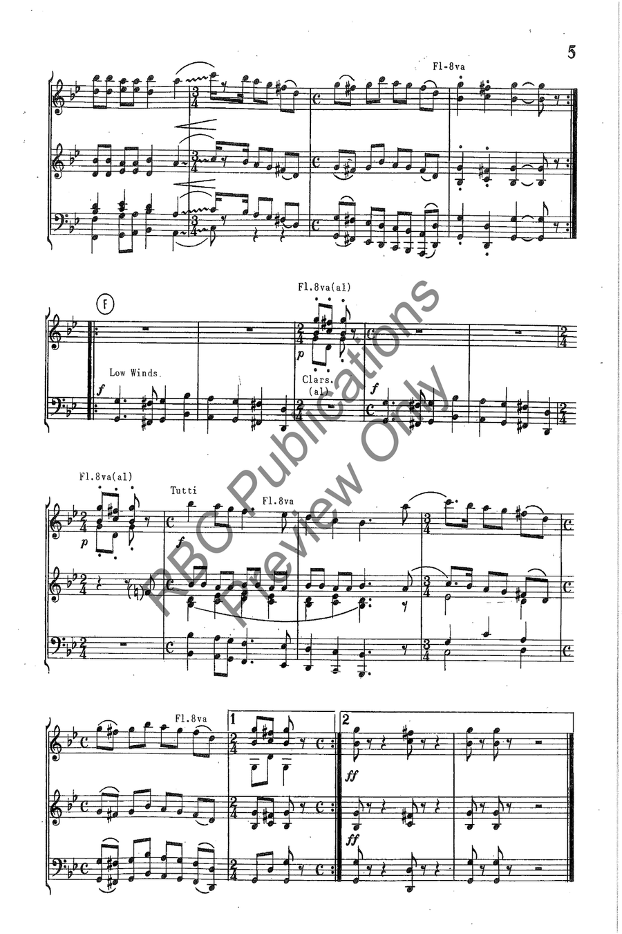 Fum Fum Fum Concert Band scores gallery preview page 6