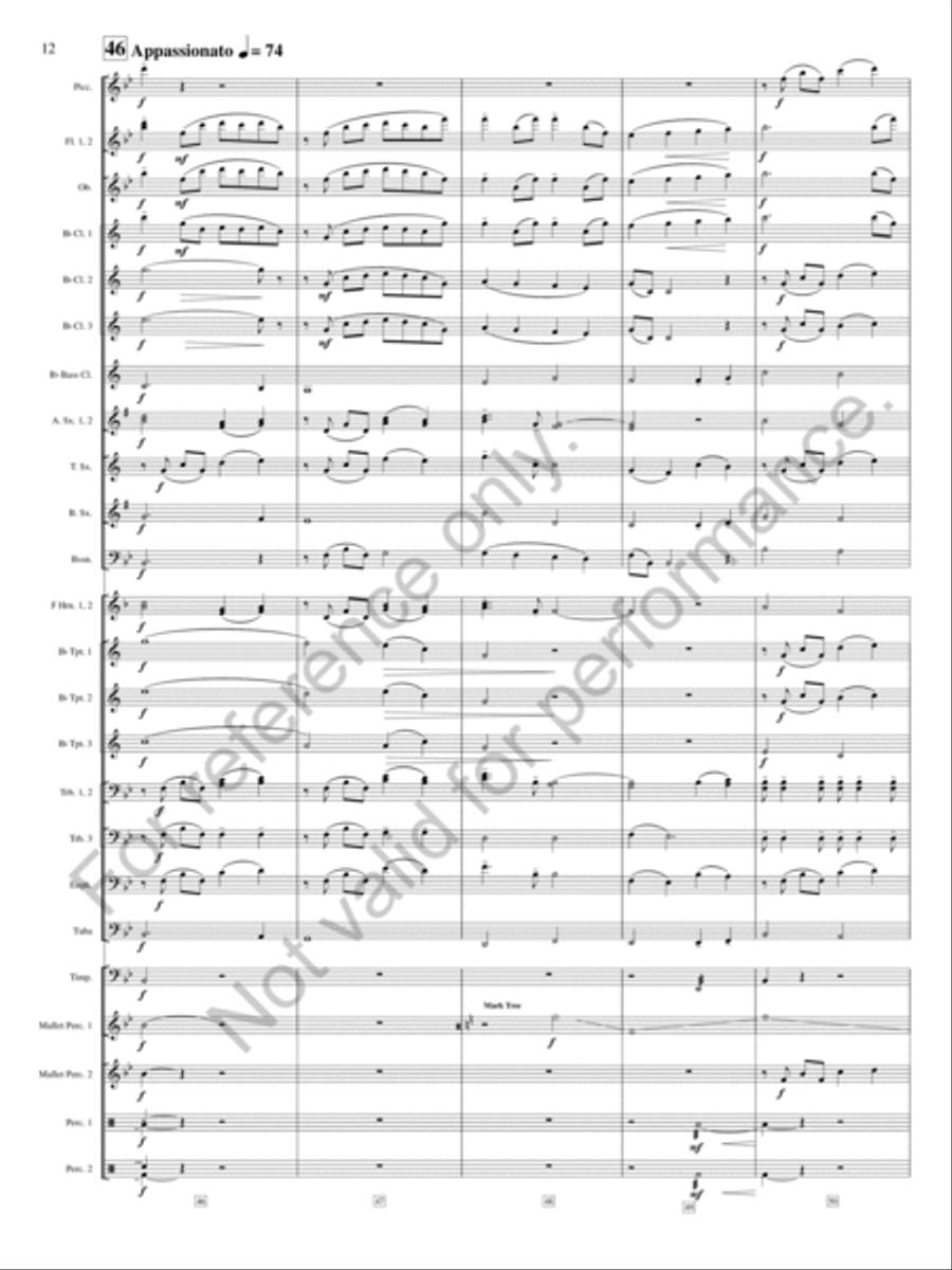 River City Sunset River City Sunset Concert Band scores gallery preview page 13